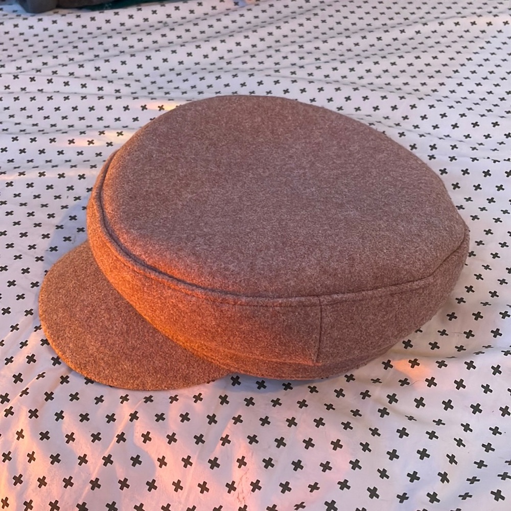 Cute brown silk hat